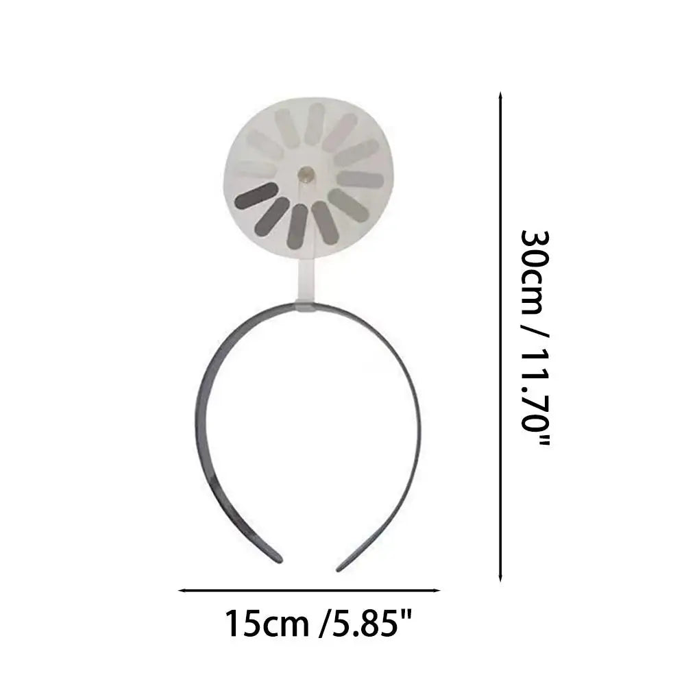 Brain Loading Hair Band Hairpin Funny Rotatable Simple And Cute Headband Festival Party Decoration Prank Hair Accessories