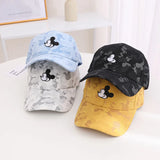 Casquette de baseball Mickey en coton pour enfants, offre spéciale, motif dessin animé, pour filles et garçons