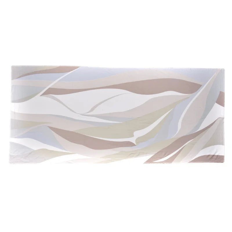 Women's Winter Scarf Wool Scarves Warm Foulard Shawl for Female Wraps Plus Size Pashmina Artistic Pattern Print Bufanda