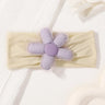 1Pc Baby Nylon Headscarf Astique Suitable Newborn Girl Flower Handmade Headband Elastic Hairband Turban Toddler Hair Accessories