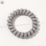 High Elasticity Telephone Coil Hairbands Women Spiral Hair Ties Girls Hair Rings Rope Solid Color Hair Accessories Gum Scrunchy