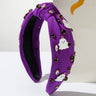 Halloween Themed Headbands For Women With Diamonds Rice Beads Letters little ghost Accessories Holiday Hair Accessories Gifts
