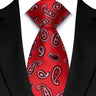 Cravate classique en cachemire pour homme, motif floral de luxe, motif à pois, 8 cm, jacquard, pour homme, pour affaires, mariage, fête, accessoire de tous les jours