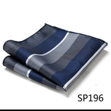 Vangise Brand Newest style  Silk Hanky Man Floral Gray Fit Business lover's day Pocket Square Handkerchiefs
