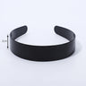 1 Piece Simple Women Headbands Fashion Head Band for Girls  Solid Black Color Casual Hair Accessories Plastic Headbans Wholesale