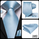 Hi-Tie Cravate de mariage en soie pour homme, motif cachemire, couleur unie, rose, corail, design tendance, qualité, mouchoir, bouton de manchette, fête d'affaires