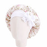 Bonnet de nuit pour enfants et filles, imprimé floral, bonnet de nuit en satin, turban, bonnet de nuit pour enfants, bonnet de soins capillaires, bonnet de nuit