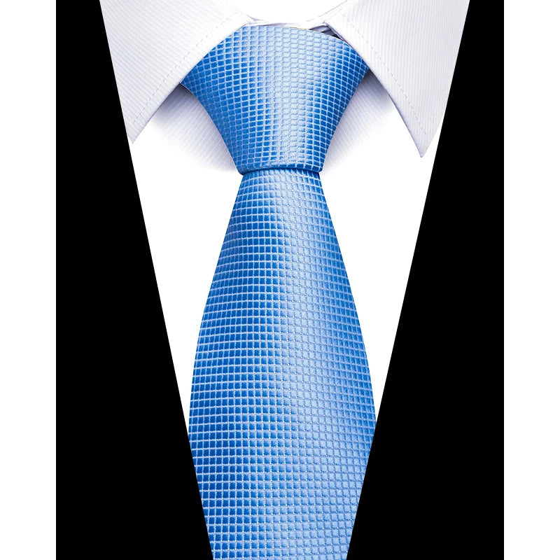 Cravate pour homme, nouveau design, vente en usine, offre spéciale, 7,5 cm, cravate, chemise à carreaux jaune, accessoires pour homme, anniversaire d'Abraham Lincoln