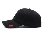 Casquette de baseball tendance pour homme, version coréenne, chapeau de soleil brodé, casquette de protection solaire pour femme, étiquette rouge, petite taille A