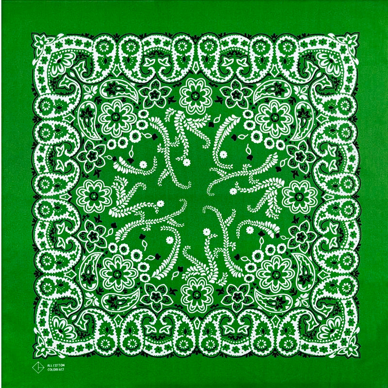 68CM Oversized Hip Hop Amoeba Cashew Cotton Square Bandana Scarf Headband Black Paisley Gifts For Men/Boys/Girls