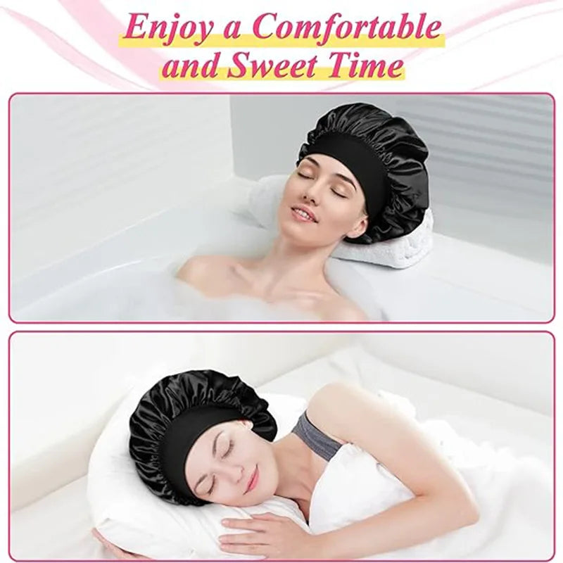 Silk Hat Satin Hat Bonnets for Women Hair Bonnet for Sleeping Hair Night To Sleep Bonnets Silk YM01