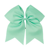 8'' Large Elastic Hair Bows Head Rope Bands Grosgrain Ribbon Hair Ties Boutique Bow Tie For Girls Headwear Hair Accessories
