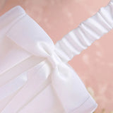 Pocket Ring Decoration Ribbon Pearls Ring Pillow Bridal Wedding Ceremony Pocket Ring Pillow Cushion Bearer with Ribbons
