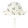 Embroidered Name Breathable Kids Wide Brim Sun Hat With Adustable Chin Strap Suitable For Summer And Beach