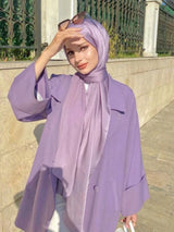 Plissierter, zerknitterter Satin-Hijab-Schal, Medina-Seidenschals, einfarbige Tücher, Stirnband, Schal, Wickeltuch, muslimische Frauen, Schleier, Turban, Hijabs