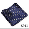 High Grade 2023 New Style Hot sale Silk Handkerchief Black Suit Accessories Solid Men Abraham Lincoln's birthday Pocket Square