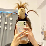Headbands Summer Ladies Cute Face Wash Headband Funny Plush Hair Bands Hair Accessories Newborn Baby Props Children's Gifts
