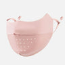 Masque facial en soie glacée, protection UV, été, réglable, respirant, pour hommes et femmes, course à pied, cyclisme, sport