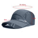 Casquette de baseball en maille pour homme et femme, chapeau de soleil avec visière, respirant, séchage rapide, pour l'extérieur, la pêche, la randonnée, la course à pied, le sport, tendance