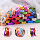 Rouleau de ruban pour ballons de 10 mètres, 5 mm, accessoire de fête, anniversaire, mariage, chaîne de ballons laser, rubans en satin, bricolage, décoration de fête