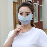 Masque de protection solaire sans trace pour femmes, en soie glacée, anti-ultraviolet, respirant, fin, tendance, été, 2024