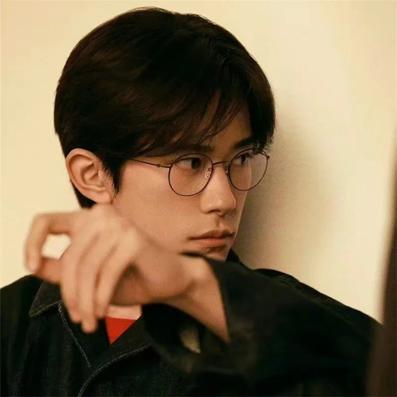 Thititanium Glasses Frame Men Denmark Brand 5504 Women Eyeglasses Thin Rim Screwless Ultralight Classics Round Eyewear 2025 New