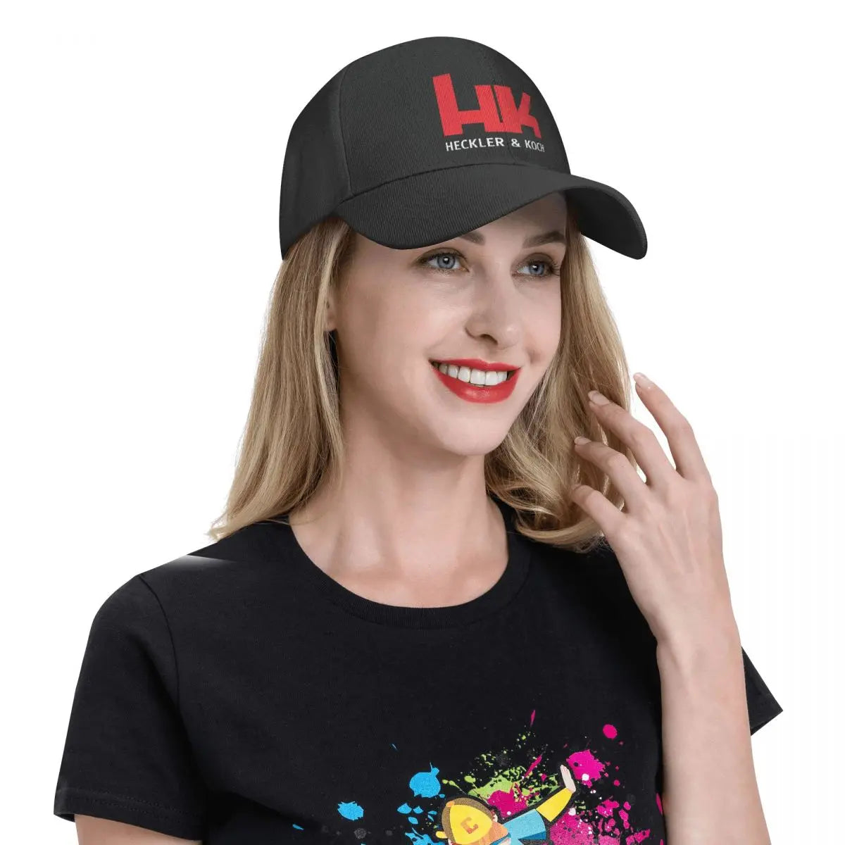 Casquettes Heckler And Koch pour hommes et femmes, casquettes de camionneur à la mode avec logo HK, casquettes réglables à rabat, casquettes de baseball de haute qualité