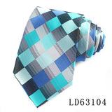 Nouvelles cravates classiques à carreaux pour hommes et femmes, cravates fines pour soirées, affaires, costumes, mariages, cadeaux pour mariés