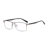 Big Titanium Glasses Frame Anti Blue Ray For Computer Work Business Spectacle Screen Protective Eyeglasses Wide155mm Light