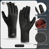 Gants de course chauds pour sports de plein air, hiver, écran tactile, gymnastique, fitness, doigts complets, pour hommes et femmes, gants magiques tricotés