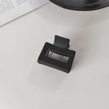 Women Elegant Black Geometric Plastic Hair Claw Lady Sweet Long Hair Holder Toothed Hair Clips Hairpins Fashion Hair Accessories