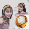 Cross elastic headband chiffon silk headband ladies headband hair accessory sports face wash