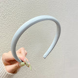 New Solid Fabric Fine Hair Band Women Korean Simple Headband Fresh All-match Outdoor Hoop Hairband Girls Hair Accessories