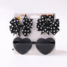 3Pcs/set Cute Solid Kids Dot Hairpin Colorful Heart Sun Glasses Set Girls Boutique Bowknot Hair Clips Children Hair Accessories
