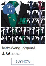 Ensemble élégant de cravates et boutons de manchette en soie à fleurs multiples pour homme, cravate jacquard à fleurs pour mariage, entreprise, fête, événement, Barry.Wang