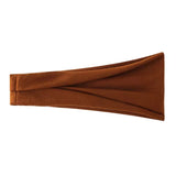 1PCS Women Headband Solid Color Twist Cotton Wide Turban Knitted Cotton Sport Yoga Hairband Twisted Knotted Headwrap