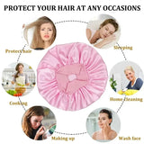 Heatless Hair Curler Satin Sleeping Cap Set No Heat Hair Rollers Curling Rod Headband Soft Curlers Lazy Curls Bonnet Night Hat