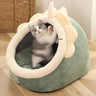 Katzenbett Haus Zwinger Nest Runde Haustiere Schlafhöhle Kätzchenbetten Haustierkorb Gemütliches Kätzchen Liege Kissen Katzenhaus Zelt Hundehaus