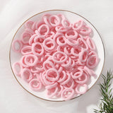 20pcs/lot Girl Elastic Hair Bands Girls Plush Ball Rubber Band for Children Sweets Scrunchie Hair Ties Kids Hair Accessories