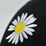 Baseball Cap for Women Men's Little Daisy Embroidery Hat Cotton Soft Top Caps Casual Outdoor Sun Shading Embroidered Hats Gorras