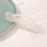 New Acrylic Matte Duckbill Hair Claws Barrettes Bow Solid Color Hair Clips Hair Accessories For Women Hairpin Ponytail Headwear