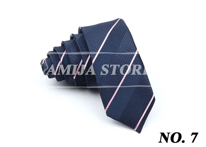 Cravates fines pour hommes et femmes, cravate fine à rayures, motif cachemire, 5 cm, tenue décontractée pour fête, mariage, col étroit, accessoire masculin