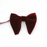 Fashion Velvet Big Bowties Flannelette Large Size Bow Ties For Men Formal Dress Handkerchief Wedding Party Tuxedo Groom Bow Knot