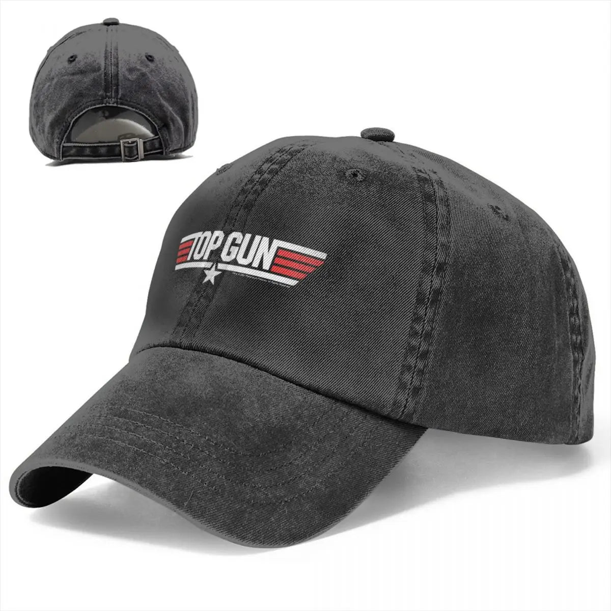 Casquette de baseball Top Gun Mavericks Film Vintage Homme Lavé Casquette de camionneur Décontracté Imprimé Sport Casquette Snapback Cadeau d'anniversaire