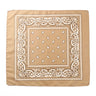 Fashion Hip Hop Bandana Kerchief Unisex Black Hair Band Neck Scarf Headwear Wrist Wraps Head Square Scarves Print Handkerchief