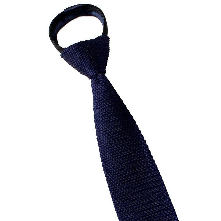 Cravates de mariage pour hommes, mode, cravates noires, chemises blanches, cravates à col, cadeaux, fermeture éclair, cravate en tricot pour hommes, vêtements, accessoires