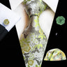 Ensemble de cravates en soie rose floral pour hommes, ensemble de cravates de fête de mariage, mouchoir, broche, boutons de manchette, accessoires pour hommes de haute qualité Gravata