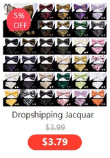 Hi-Tie Black White Silver Grey Brown Silk Mens Bow Tie Hankerchief Cufflinks Set Pre-tied Butterfly Knot Adjustable Bowtie Male