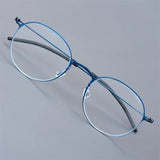 Thititanium Glasses Frame Men Denmark Brand 5504 Women Eyeglasses Thin Rim Screwless Ultralight Classics Round Eyewear 2025 New