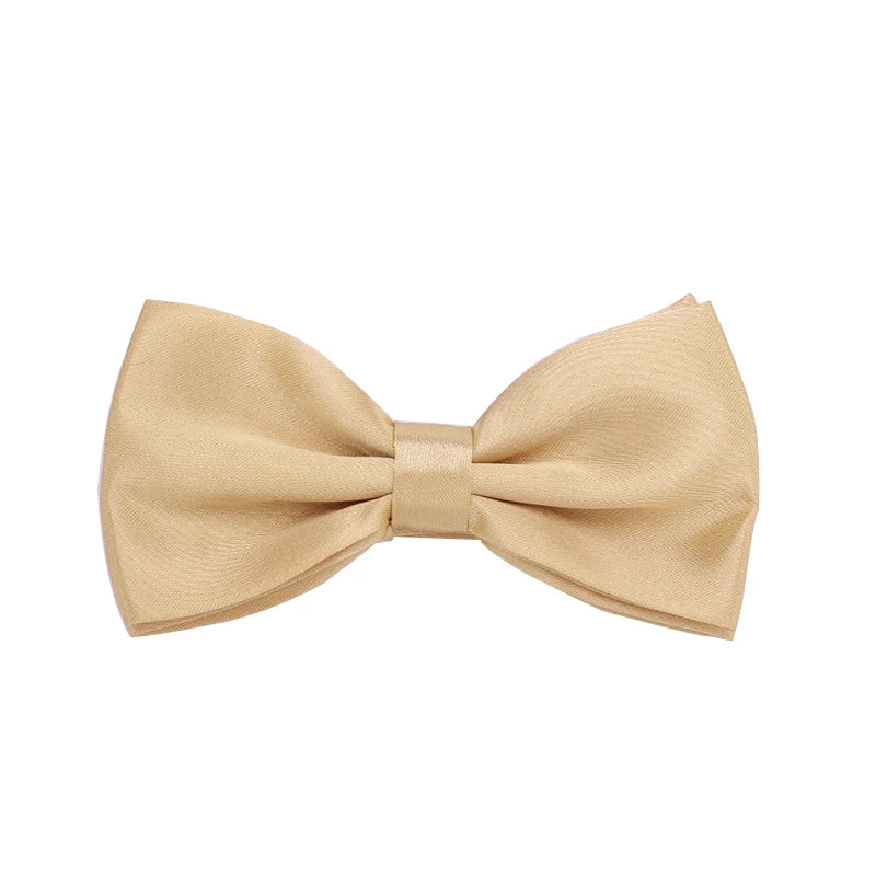 Men Bowties Classic Satin Bowtie Hot Sale Gentleman Necktie For Wedding Party Adjustable Solid Colorful Men Bow Ties Neck Cravat